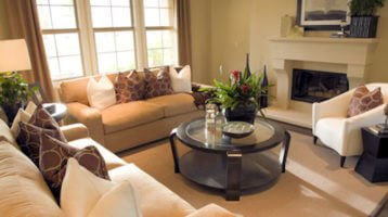 Interior of a newer home